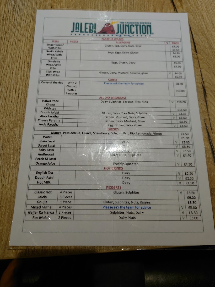 Jalebi Junction Menu - Image 2